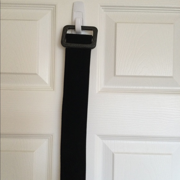 Cole Haan Black Suede Belt - Picture 4 of 4